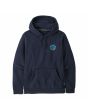 Sudadera con capucha Patagonia Unity Fitz Uprisal Hoody Azul Marino Unisex frontal