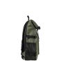 Carhartt WIP, mochila Philis Backpack verde hoja bolsillo lateral de malla