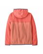 Forro polar con capucha Patagonia Kids Micro D Snap-T Jacket Rosa para niño/a 6-16 años posterior
