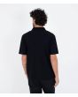 Hombre con polo de manga corta Hurley Icon Negro posterior