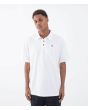 Hombre con Polo de manga corta Hurley Icon Slub Blanco 