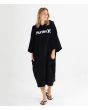 Mujer con Poncho de Surf Hurley One & Only negro Unisex