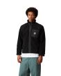 Hombre con forro polar Carhartt WIP Prentis Liner Negro cremallera cerrada