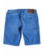 Pantalón corto vaquero Quiksilver Distorsion Colors azul para niños de 8 a 12 años posterior