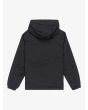 Chaqueta impermeable con capucha Quiksilver Youth Overcast 3K Warm Negra para niño 8-16 años posterior