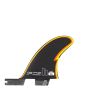 Quillas para tabla de surf FCS II Gerry Lopez Performance Core Tri-Quad Fins Negras Medium quilla trasera
