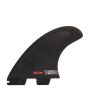 Quillas para tabla de surf FCS II Firewire Performance Core Tri Fins negras talla L back
