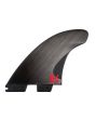 Quillas para tabla de surf FCS II H4 Smoke Tri Fins Talla L