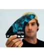 Quillas de surf Futures Jack Robinson Honeycomb Talla L color Aqua Tri-Fins Signature