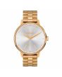 Reloj analógico sumergible Nixon Kensington Dorado y Blanco para mujer
