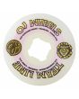 Ruedas de Skate OJ Wheels 53mm Team Line Original Hardline 99a en blanco púrpura y amarillo