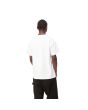 Hombre con Camiseta de manga corta Carhartt Wip American Script blanca posterior