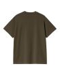 Camiseta de manga corta Carhartt WIP S/S Script Embroidery T-Shirt Turtle-Air Pink para hombre posterior