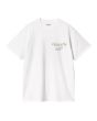 Camiseta orgánica Carhartt WIP Sunflower Blanca con estampado de semillas de girasol en el pecho para hombre