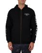 Hombre con Sudadera de capucha y cremallera Salty Crew Surf Club Zip Fleece Negra
