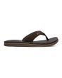 Sandalias Quiksilver Haleiwa Plus marrones para hombre lateral