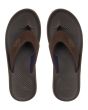 Sandalias Quiksilver Haleiwa Plus marrones para hombre superior
