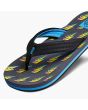 Chanclas Reef Kids Ahi Bolt Up azules para niño tira