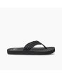 Sandalias Reef Smoothy Negras para hombre lateral 