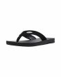 Chanclas Volcom Jack Robinson negras y blancas para hombre