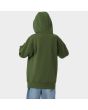 Niña con Sudadera de capucha Santa Cruz Youth Classic Dot Verde Dark Moss posterior