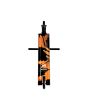 Patinete Scooter Completo Addict Defender Icon Negro y Naranja  525mm base