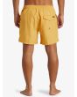 Hombre con Bañador volley Quiksilver Everyday Deluxe 15'' Amarillo posterior