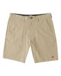 Bermudas sumergibles Billabong Crossfire Mid 19'' Caqui para hombre