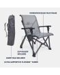 Silla plegable para camping Yeti Trailhead Camp Chair color gris carbón características
