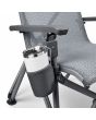 Silla plegable para camping Yeti Trailhead Camp Chair color gris carbón detalle portavasos