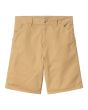Bermudas Carhartt WIP Single Knee Short Bourbon Beige para hombre