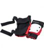 Coderas de de protección para Skate Pro-Tec Pads Street en rojo, negro y blanco para Adulto posterior