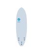 Tabla de Surf Softboard Sabre 6'6" x 21 1/4" x 3" Ice Blue 45 Litros FCS II deck