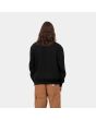 Hombre con Sudadera Carhartt WIP Carhartt Sweatshirt negra con logo blanco posterior