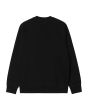 Sudadera Carhartt WIP Chase Sweatshirt Black-Gold para hombre posterior
