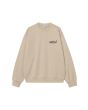Sudadera Carhartt WIP Wiptopia Sweat color beige Wall Para hombre