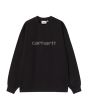 Sudadera Carhartt WIP W' Rivet Script Sweatshirt Negro-Plateado para mujer