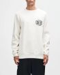 Hombre con sudadera Deus Biarritz Address Dirty White frontal