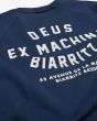 Sudadera Deus Biarritz Address azul marino para hombre dirección Biarritz