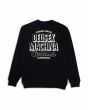 Sudadera orgánica Deus Ex Machina Ever Seen Crew Negra para hombre posterior