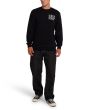 Hombre con Sudadera Deus Ex Machina Ever Seen Crew Negra regular fit
