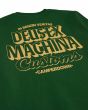 Sudadera Deus Ex Machina Ever Seen Crew Verde para hombre estampado posterior
