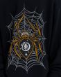 Niño con sudadera Element Nocturnal Spider negra estampado araña