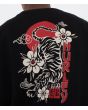 Hombre con sudadera Hurley Tattoo Negra estampado tigre