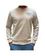 Hombre con Sudadera Mission Logo Tiburón Blanco Hueso Unisex  frontal