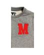 Sudadera Mission Youth Crew Logo M Red Bordado Gris para niño 8-16 años detalle