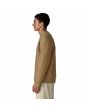 Hombre con Sudadera reciclada Patagonia '95 Oval Logo Uprisal Marrón lateral