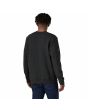 Hombre con Sudadera reciclada Patagonia Fitz Roy Icon Uprisal Negra Unisex posterior