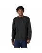 Hombre con Sudadera reciclada Patagonia Fitz Roy Icon Uprisal Negra Unisex 