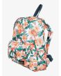 Mochila pequeña Roxy Sugar Baby Printed 16L blanca floral Lateral